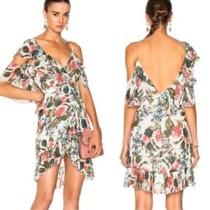 Nicholas floral dress size XS silk